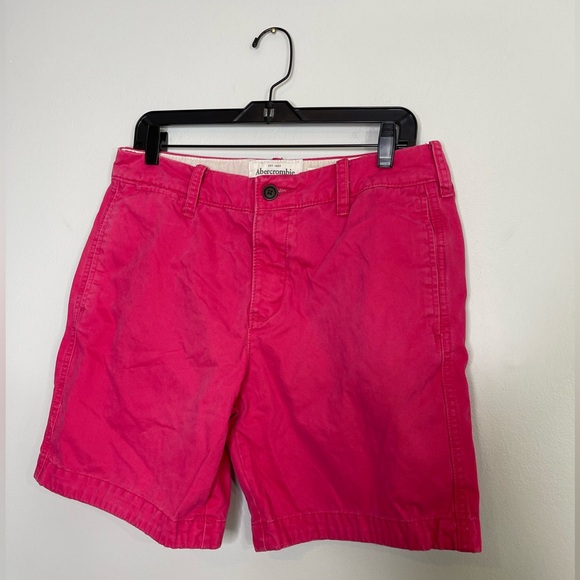 Abercrombie & Fitch Other - Abercrombie & Fitch Vintage Y2K Men’s Pink Cargo Chino 7” Shorts Sz 32